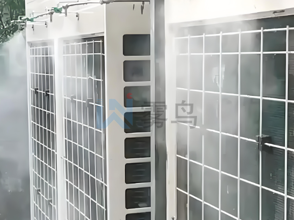 山西機房噴霧降溫節(jié)能案例分析，通信機房數(shù)據(jù)中心風(fēng)冷式空調(diào)室外機噴霧降溫系統(tǒng)